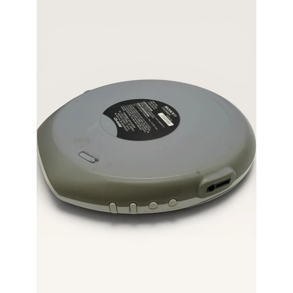 Sony CD Walkman Silver Portable Discman G-Protection Car Ready UNTESTED